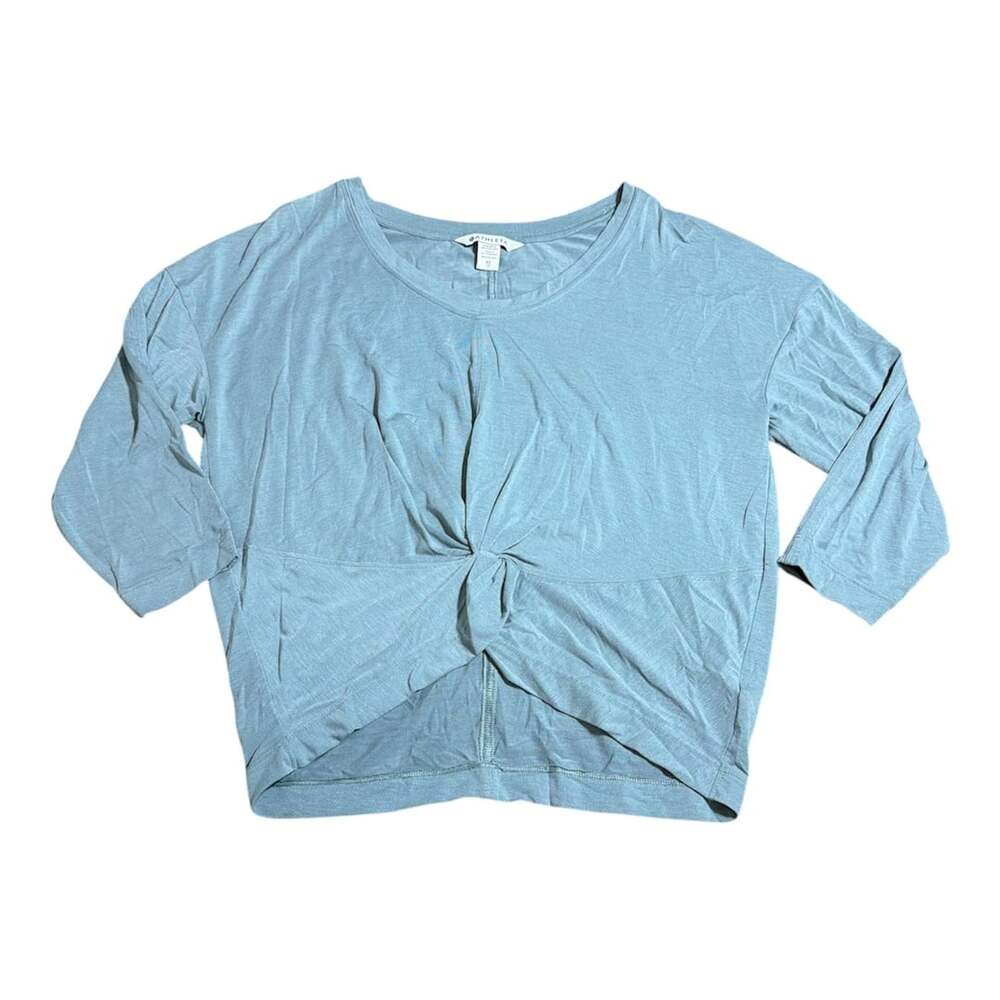 Athleta Twist Front Top Light Blue Size XS